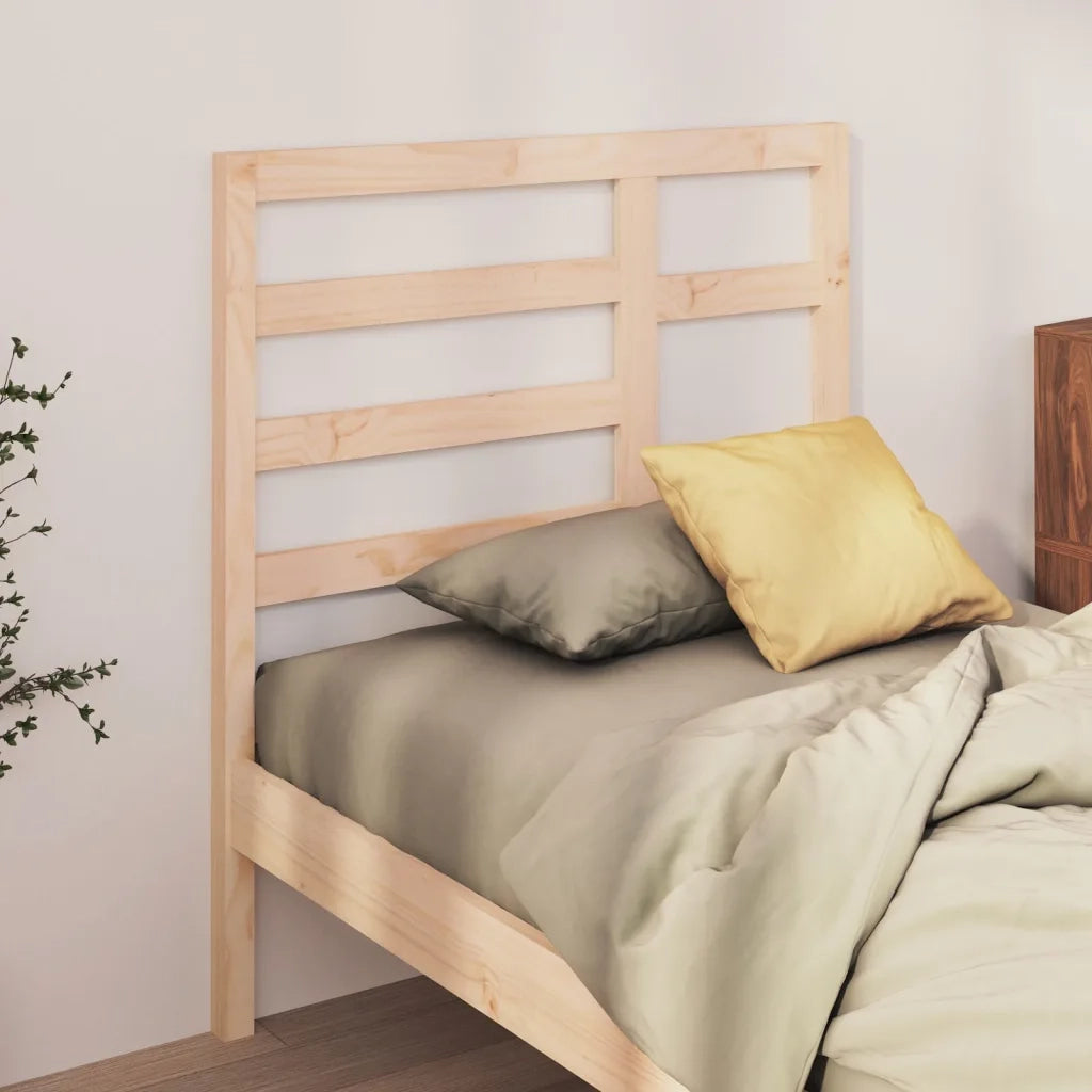 Testiera per Letto-Testata-Testiera Decorativa 81x4x104 cm in Legno Massello di Pino 418938