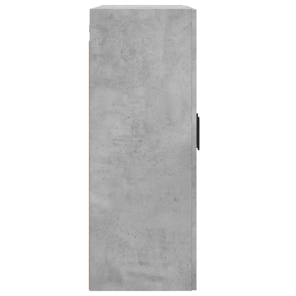 Armadietti a Parete 2 pz Grigio Cemento in Legno Multistrato 3198029