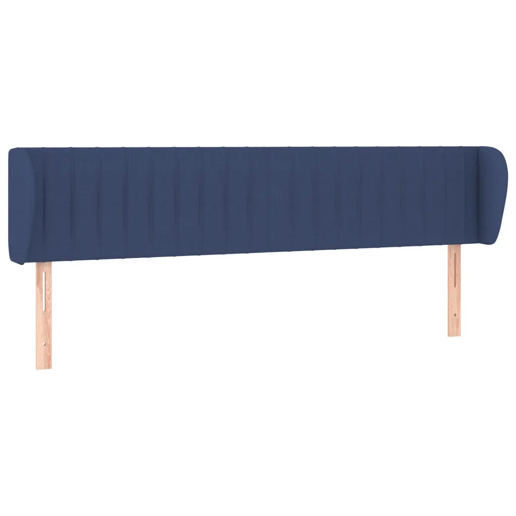 Testiera ad Orecchio Blu 183x23x78/88 cm in Tessutocod mxl 73662