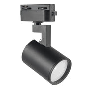 Faretto su binario 1 fase nero GU10 10W Lynx Polux
