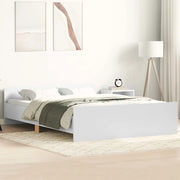 Giroletto con Testiera e Pediera Bianco 135x190 cm 3203789