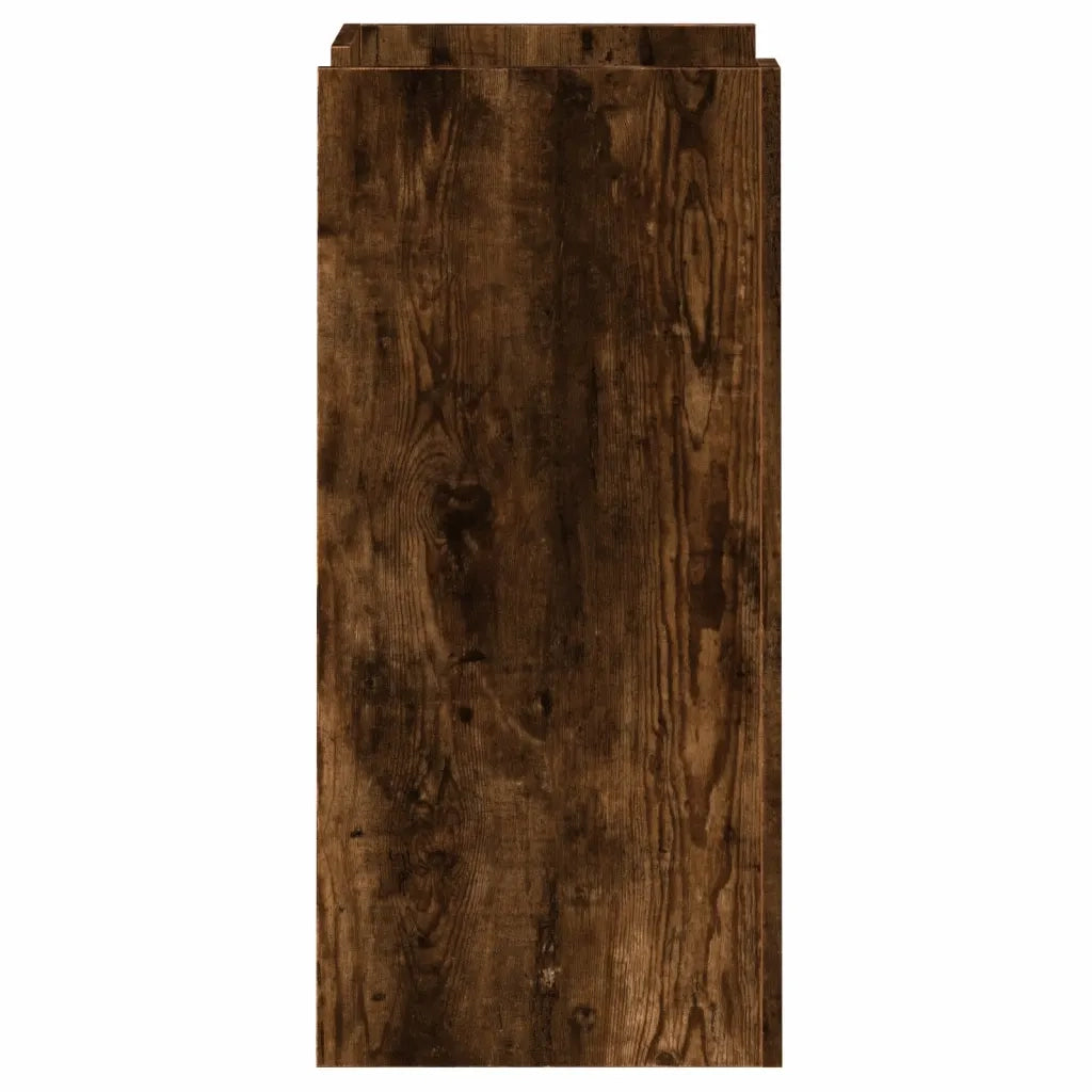 Credenza | Madia | Buffet da pranzo | Armadio da pranzo Rovere Fumo 45x35x75 cm in Legno Multistrato