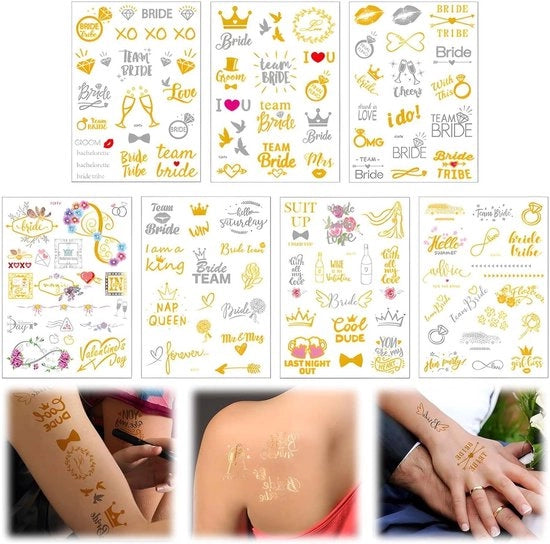 7 stili di tattoo per decorazioni di festa, compleanni, matrimoni, accessori - regali per lui e lei
