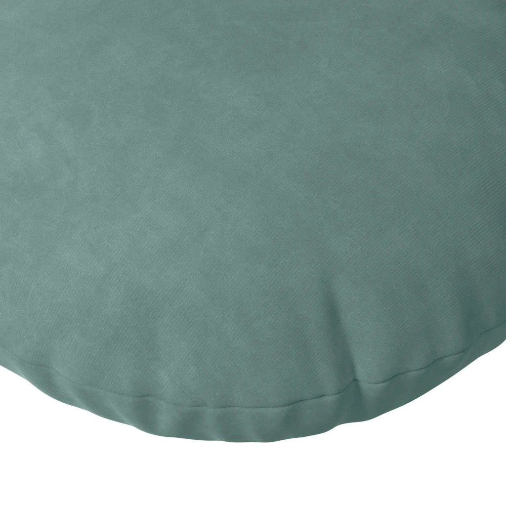 Cuscini per Seduta 2 pz | Cuscini per sedie Verde Mare ? 40 x 13 cm Velluto