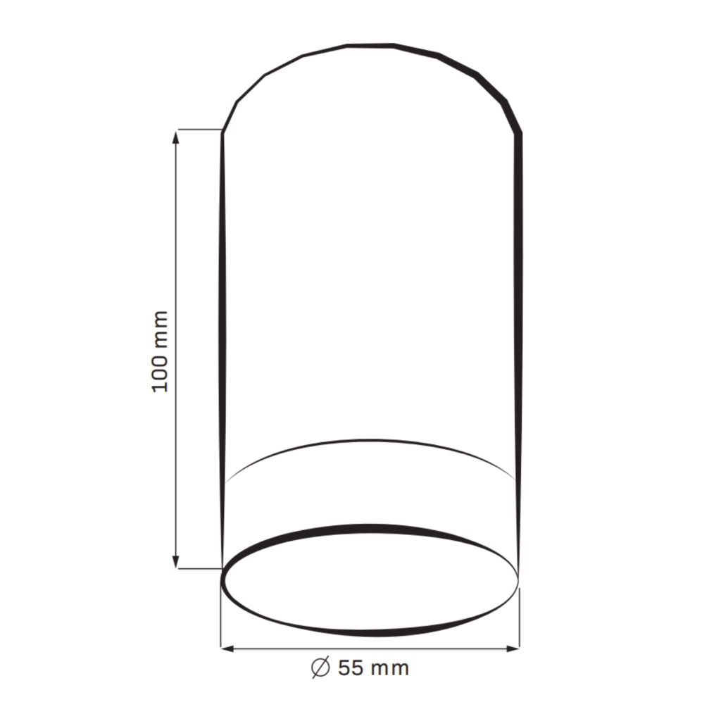 Faretto soffitto nero-oro GU10 1 luce Arras Polux 323521