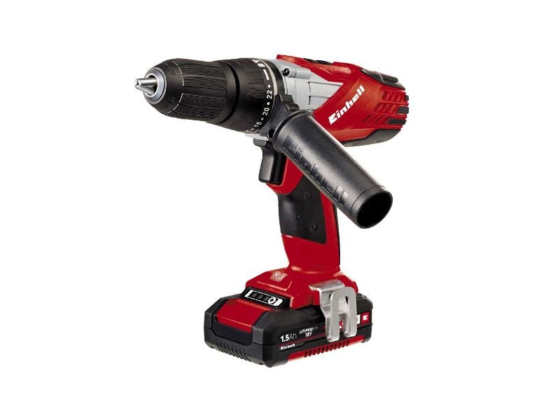 Trapano a percussione batteria Einhell TE-CD 18-2 Li-i Kit con batteria e carica