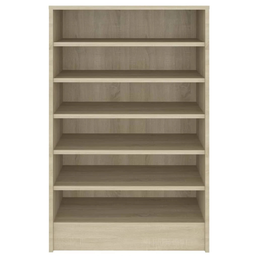 Scarpiera mobiletto portascarpe mobile per ingresso/corridoio/soggiorno legno Sonoma 60 x 35 x 92 cm marrone legno ingegnerizzato 02_0021718