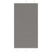 Tenda Plissettata Antracite 110x200cm Larghezza Tessuto 109,4cm