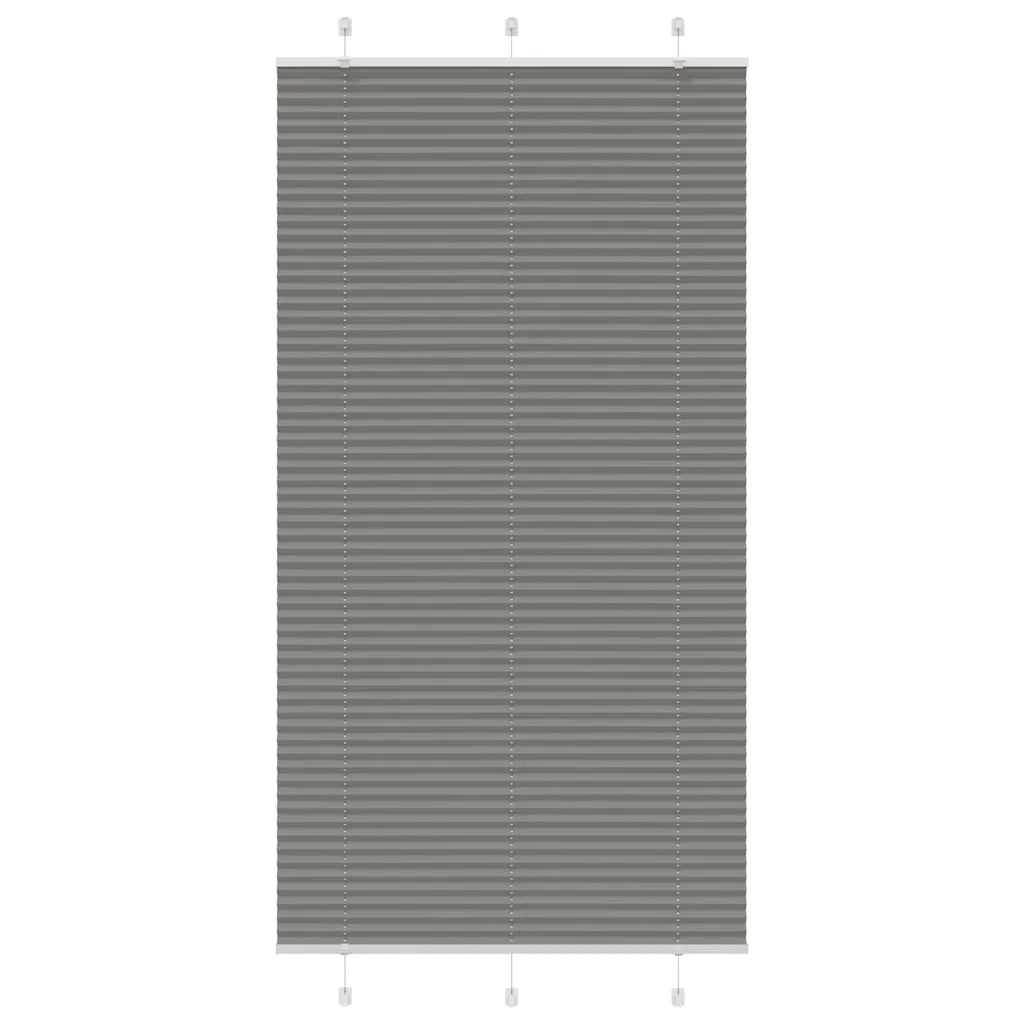 Tenda Plissettata Antracite 110x200cm Larghezza Tessuto 109,4cm