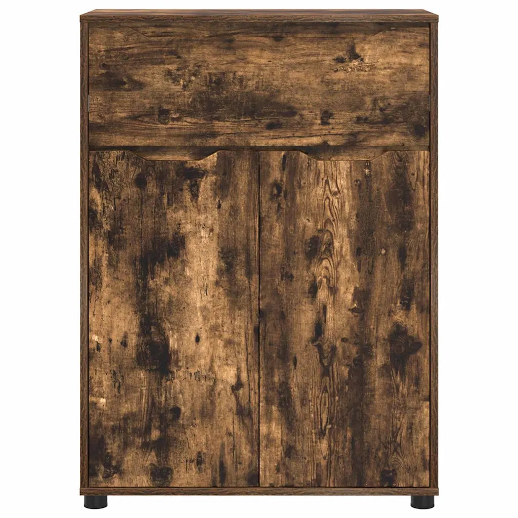 Mobile da Bagno con cassetto Rovere fumé 72,5 x 36,5 x 100 cm 888772