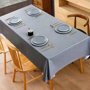 Tappeto per tavolo impermeabile - Lavabile in acqua - PVC - Rettangolare 140 x 180 cm - Tappeto per tavolo per giardino - Tappeto per tavolo per festa - Antifouling - Tappeto per tavolo