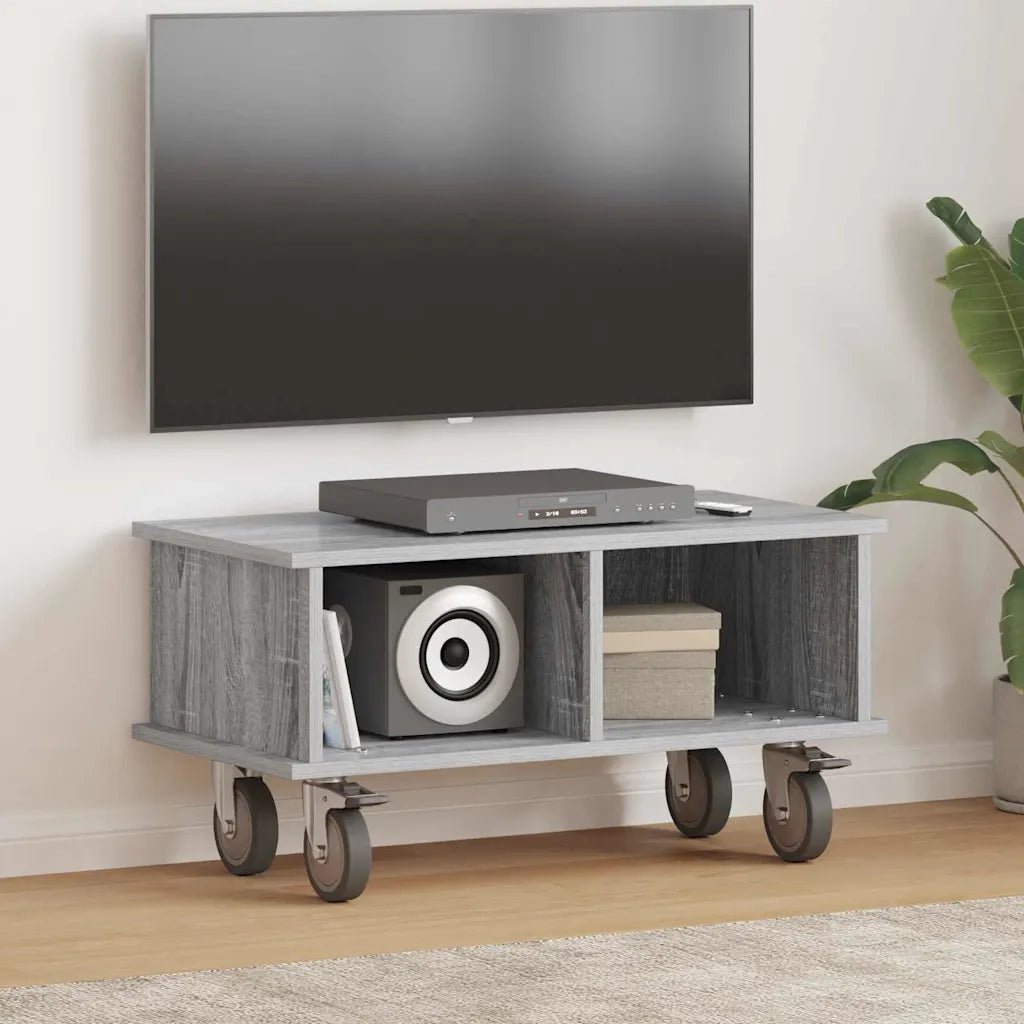 Supporto TV 68,5 x 35 x 35 cm Grigio Sonoma 891045