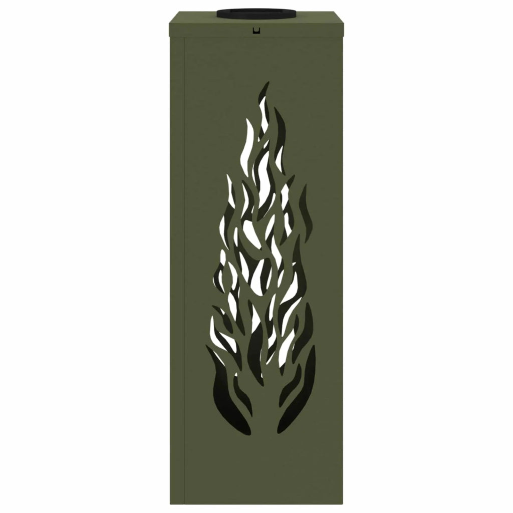 Faro LED solare per sentieri 2 pz Verde oliva CFW8853999