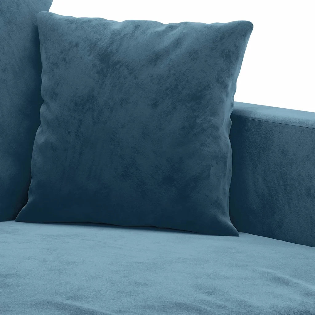 Divano Sedia-Poltrona Blu 60 cm Velluto 255603