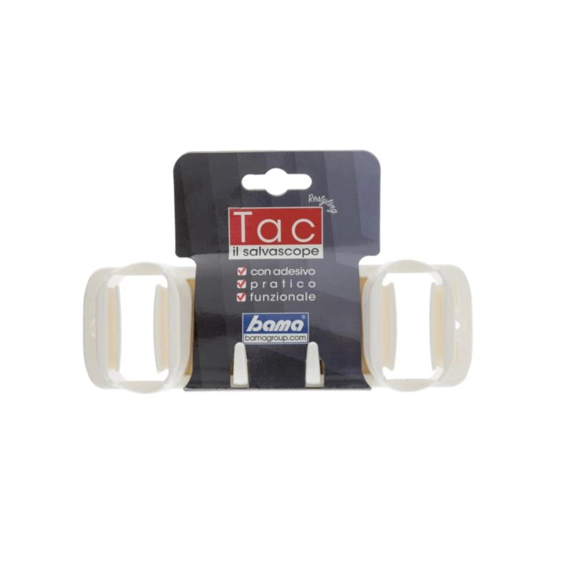 BARRA APPENDISCOPA IN PLASTICA 2 posti - cm. 20,5 x 7 x 4  - BAMA