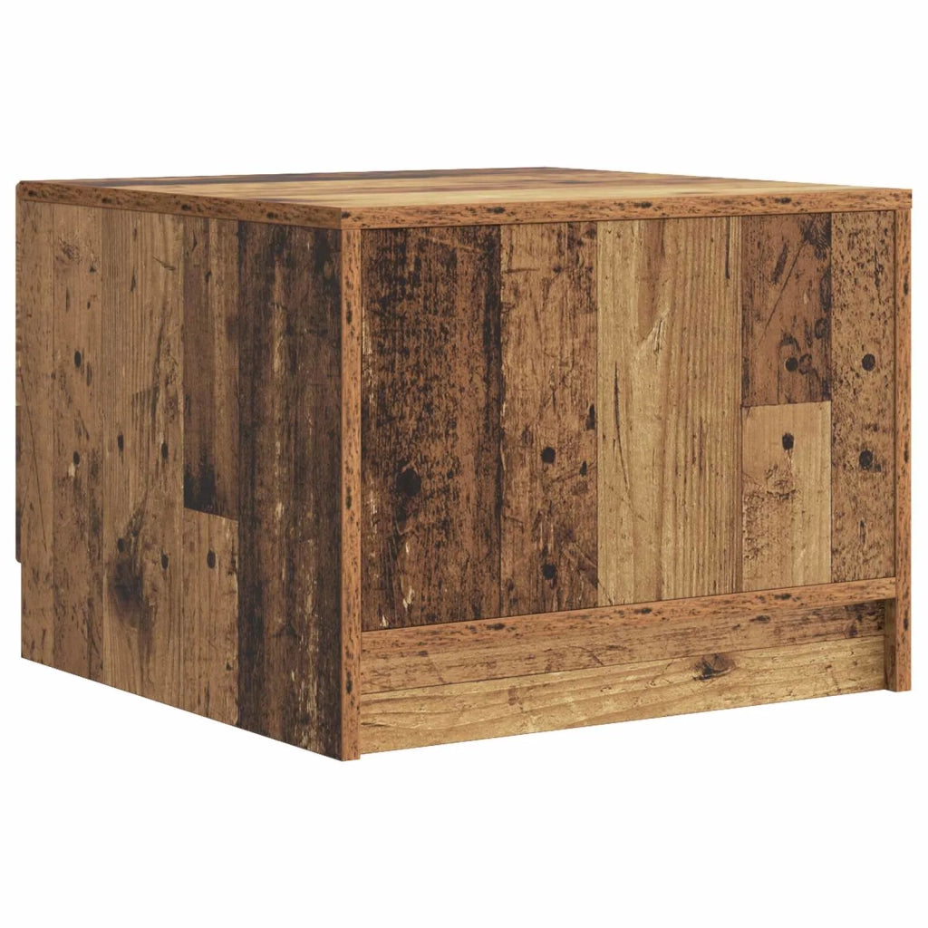 Tavolino da salotto con cassetto Legno antico 49 x 50 x 37 cm