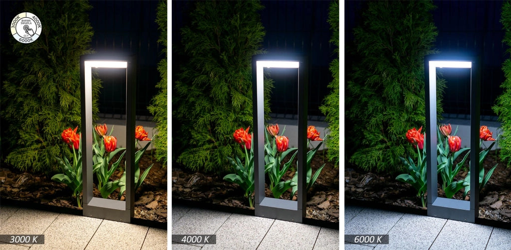 Applique esterna LED 7W CCT grigio scuro IP54 SU-MA YB19504