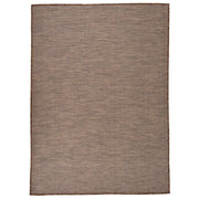 Tappeto da Esterni a Tessitura Piatta 200x280 cm Marrone cod mxl 70886