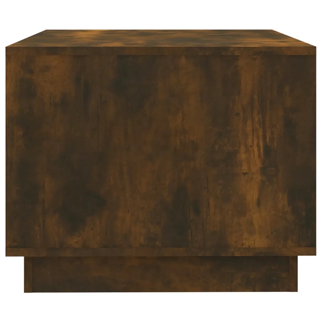 Tavolino da Salotto-Tavolino da soggiorno-Tavolo Rovere Fumo 102,5x55x44 cm in Truciolato