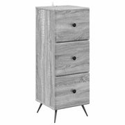 Mobile con Cassetti Grigio Sonoma 33 x 34,5 x 90 cm