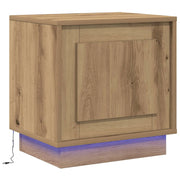 Comodino | Armadio da Notte | Mobiletto da notte Rovere artigianale 44 x 34,5 x 45 cm