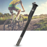 Penna per sella in fibra di carbonio 27,2 mm - Flessibile - Leggera - Facile da installare - Adatta per biciclette pieghevoli - Resistente agli urti - Penna per sella