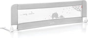 Vangaletto di protezione per lettino da bambino - Sicurezza del sonno e protezione contro cadute - Barriera da letto pieghevole per lettino da due persone - Colore grigio