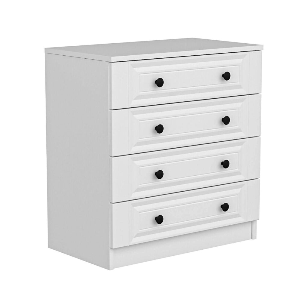 Gardo, Cassettiera 7 Cassetti, 72x42x77h cm Bianco