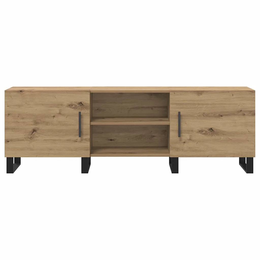 Mobile TV-Credenza per TV-Console TV Rovere artigianale 150 x 30 x 50 cm Legno multistrato 773143