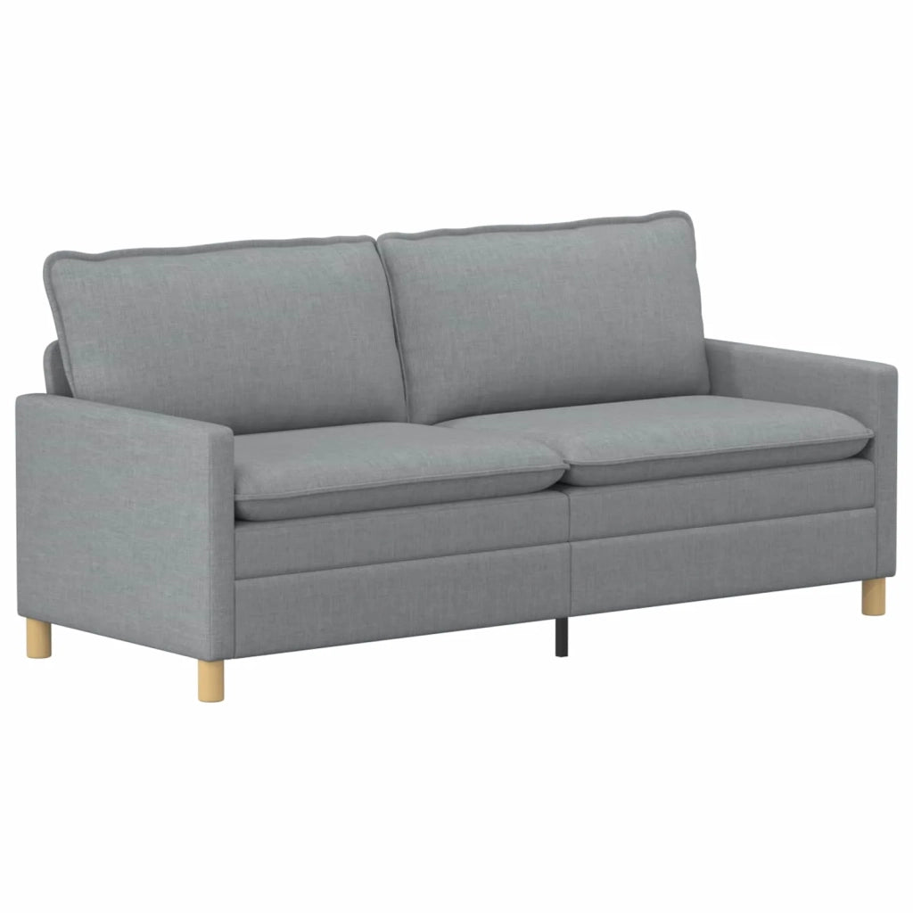 Set di divani 2 pz Grigio Chiaro Tessuto 3417137