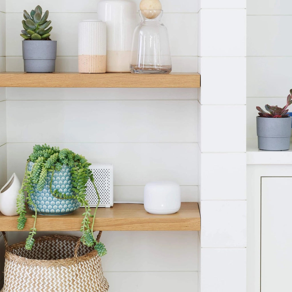 Nest Wifi - Wi-fi potente in ogni angolo della casa, Bianco ghiaccio