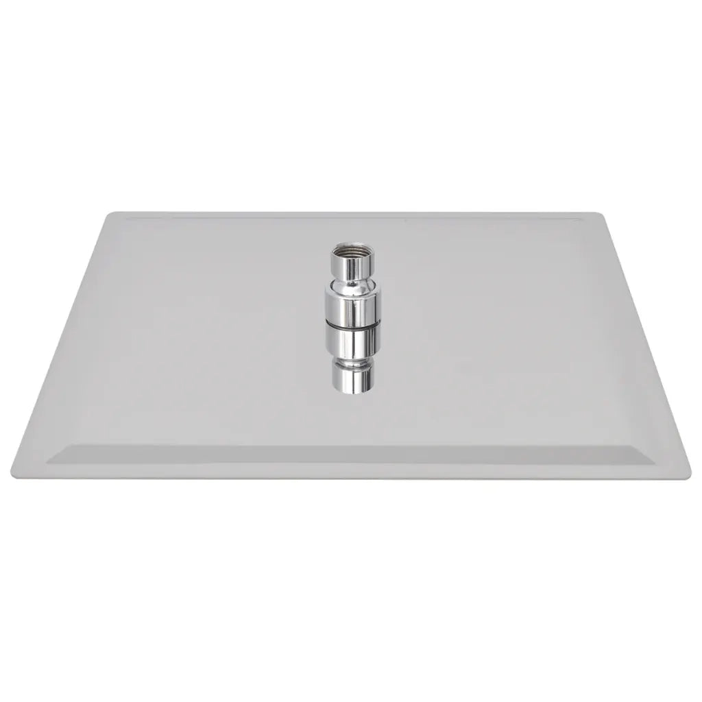 Testa Doccia a Pioggia in Acciaio Inossidabile 30x30cm Quadrata 142161