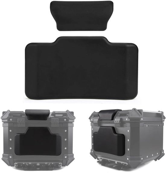 Dossier di Supporto per Motocicletta - Adatto per 50 Litri - Supporto per Motorbike - Cuscino di Supporto - Sostegno - Materiale PU Resistente allo Sfregamento - Schiuma Comoda