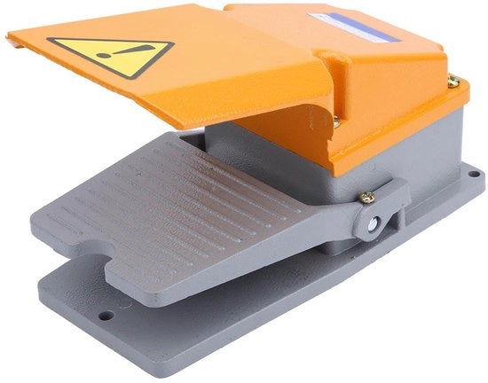 Pedale a pedale con schiacciante in alluminio - Disegno antiscivolo - Memoria meccanica regolabile - Sospensione di alta qualità - Resistente e corrosione - Pedaletto a pedale