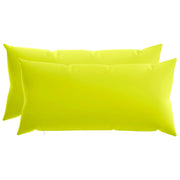 Federa 2 pcs HEERLEN Verde brillante. 40 x 80 cm Poliestere 910012