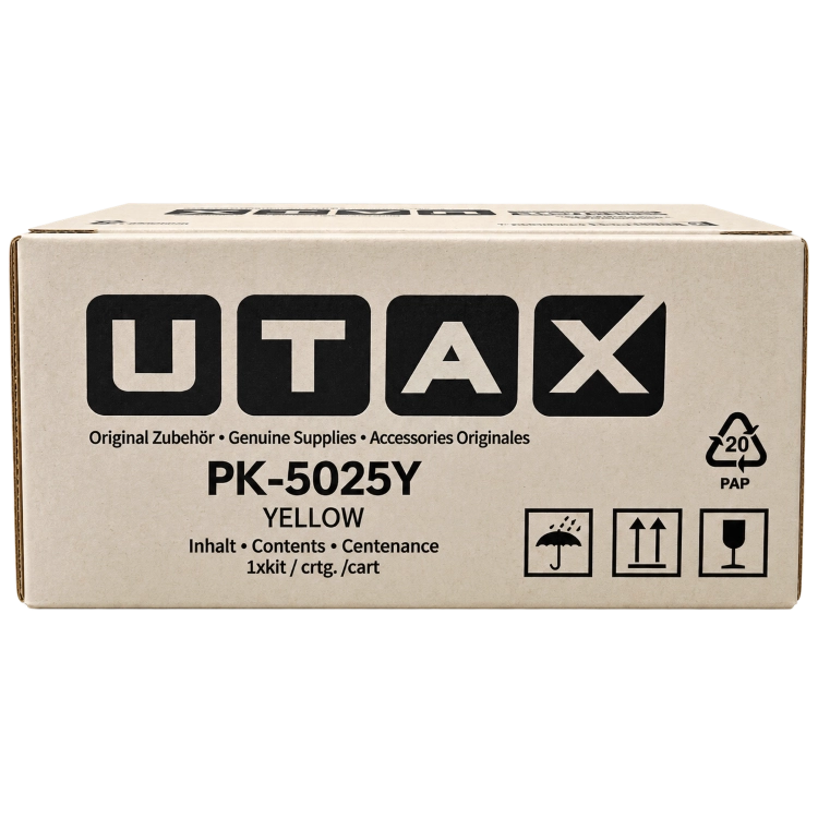 ORIGINAL Utax toner giallo PK-5025Y 1T0C0DAUT0 ~3200 Seiten