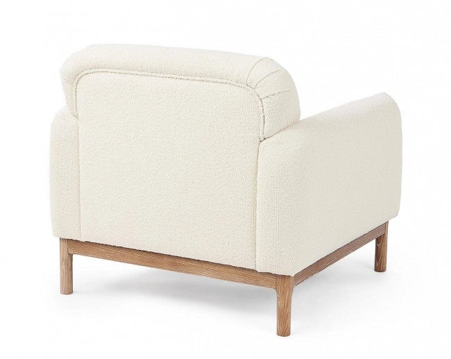 Poltrona 91x87x82h cm Detroit Naturale Bouclè