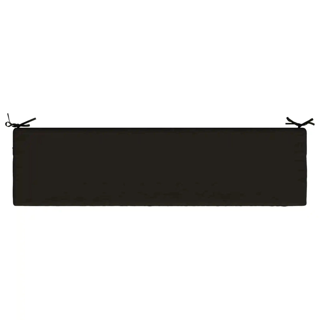 Cuscini per Panchina a 2 Pezzi SOEST 2 pz 100% Poliestere Nero 948979