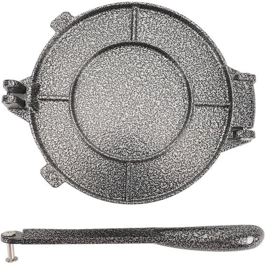 Tortillamaker Manuale Multifunzionale con Manico Ergonomico - 20x16 cm - Ideale per Focacce e Panini