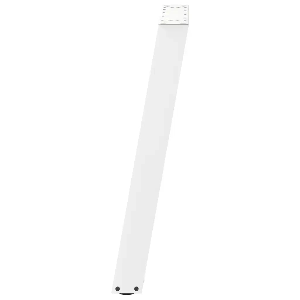 Gambe per tavolo da pranzo a forma di U 2 pz bianche 50x(72-73) cm in acciaio 4012785