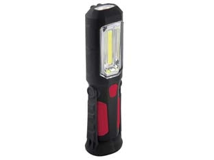 TORCIA DA LAVORO A LED COB TRANSFORMER IS404- - 3w - 200 lumen - mm.230x60x50h - 6 pezzi VELAMP
