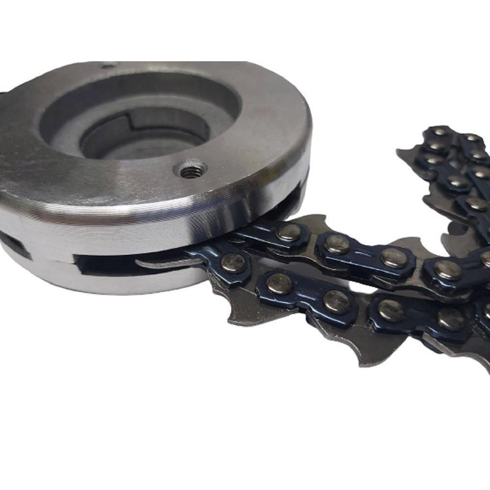 Trade Shop - Set 2 Pezzi Ricambio Per Testina Con Catena Decespugliatore Utensili Giardino -