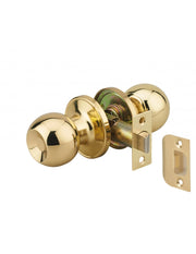 Serratura con scrocco, dorata, asse regolabile 60/70 mm – THIRARD