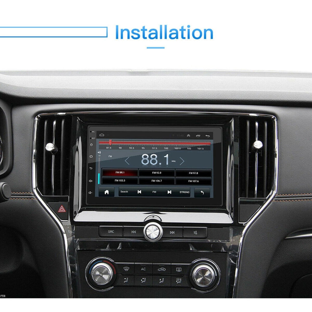 Trade Shop - Autoradio Stereo 2 Din 7" Touch Screen Bluetooth Aux Usb Sd Lettore Mp5 Q-ca005 -