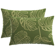 Federa 2 pcs HEERLEN Design a foglia 40 x 60 cm Poliestere 909297