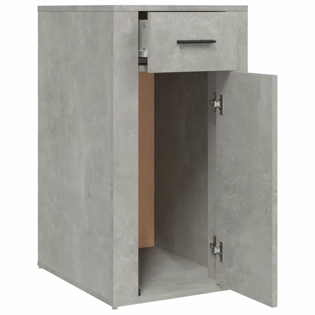 Mobile Scrivania Grigio cemento 40x49x75 cm Legno Multistrato 816796