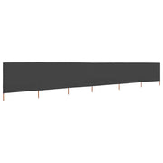 Paravento a 6 Pannelli in Tessuto 800x120 cm Antracite CFW8085173