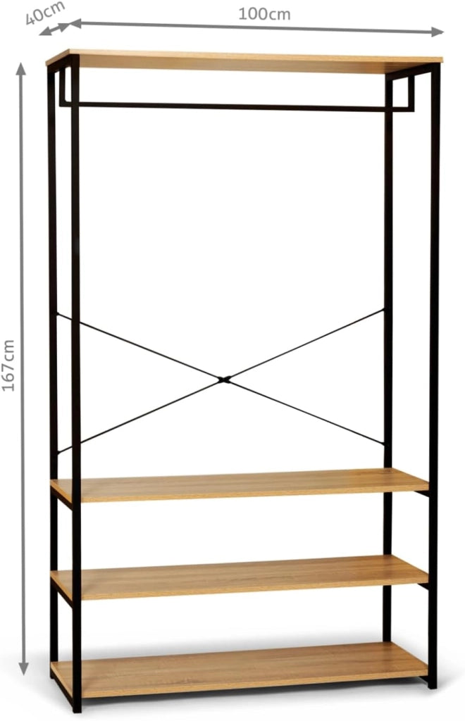 Armadio grande L. 100 cm DETROIT design industriale