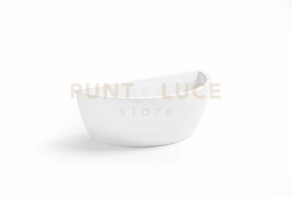 MANTINEA Parete 1 Luce attacco E27 in gesso bianco 25cm