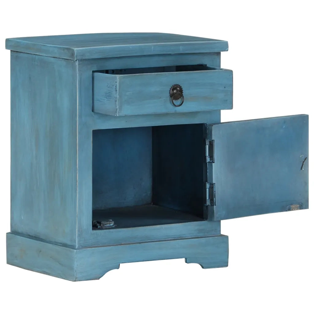 Comodino in Legno Massello di Mango 40x30x50 cm 246150